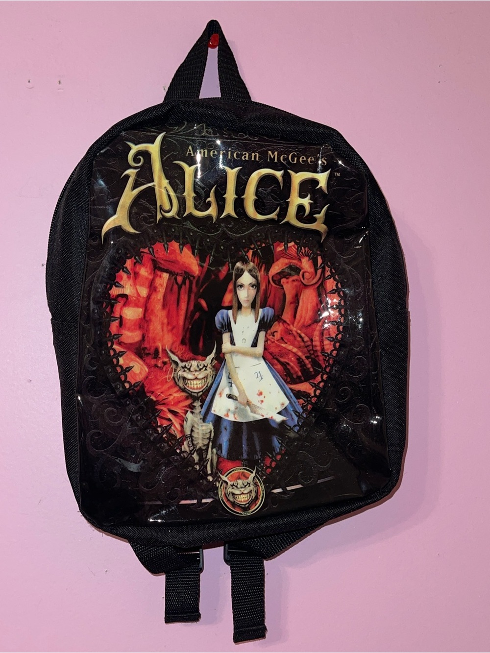 Bioworld 2011 American McGee’s Alice madness returns Mini Backpack Cheshire Cat
